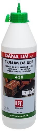 Dana Lim 430 D3 trælim udendørs hvid Fugning Taetning Og Lim 2129