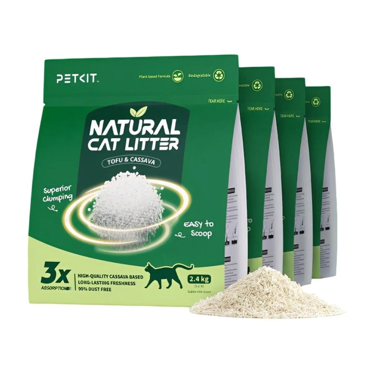 Petkit Natural Cat Litter - 4bags Katteudstyr PKCL11