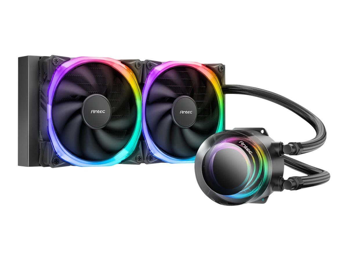 Antec VORTEX 240 ARGB - CPU Vandkøling Cpu Køler Sort 0-761345-74046-3