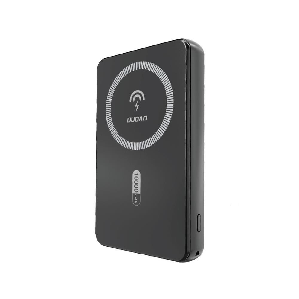 Dudao K14S Magnetic Power Bank 20W 5000mAh 1x USB-A 1x USB-C - Black - 5000 mAh Powerbank Sort 6977196685738