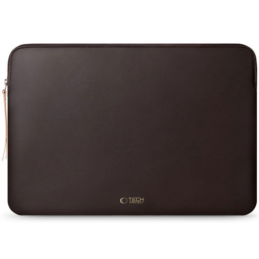 Tech-Protect Fleece Laptop Bag 13-14" - Brown Taske Brun 5906302362837