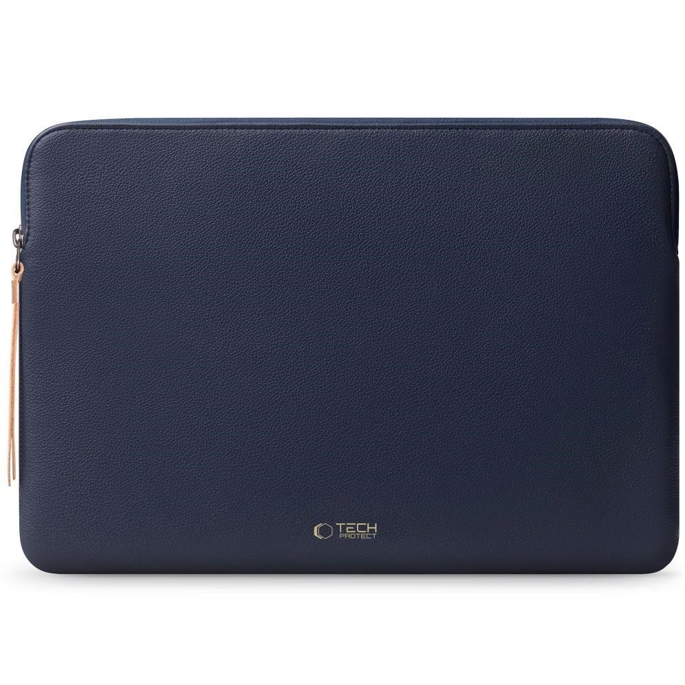 Tech-Protect Fleece Laptop Bag 15-16 - Navy Blue Taske Marineblå 5906302362868