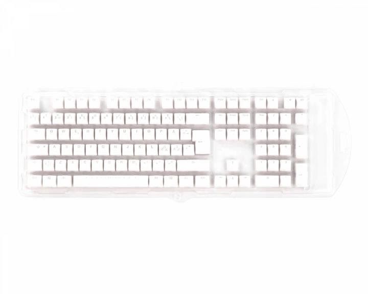 Ducky White - 115 Keycap set - Seamless Double-shot PBT - Nordic Layout