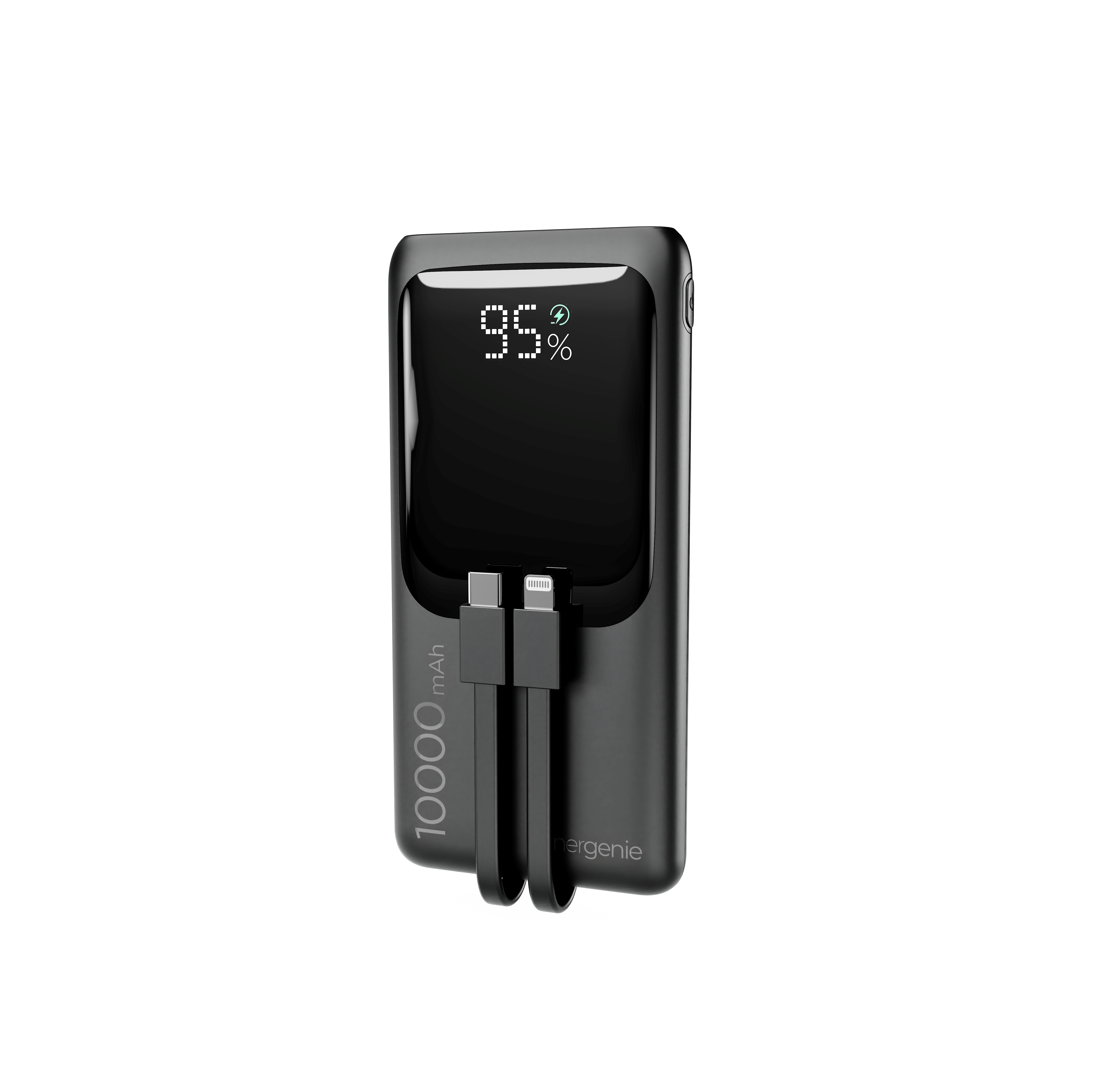 Gembird 20 W Fast charging powerbank with cable - 10000 mAh Powerbank Sort PB10-PD20-LCD-01