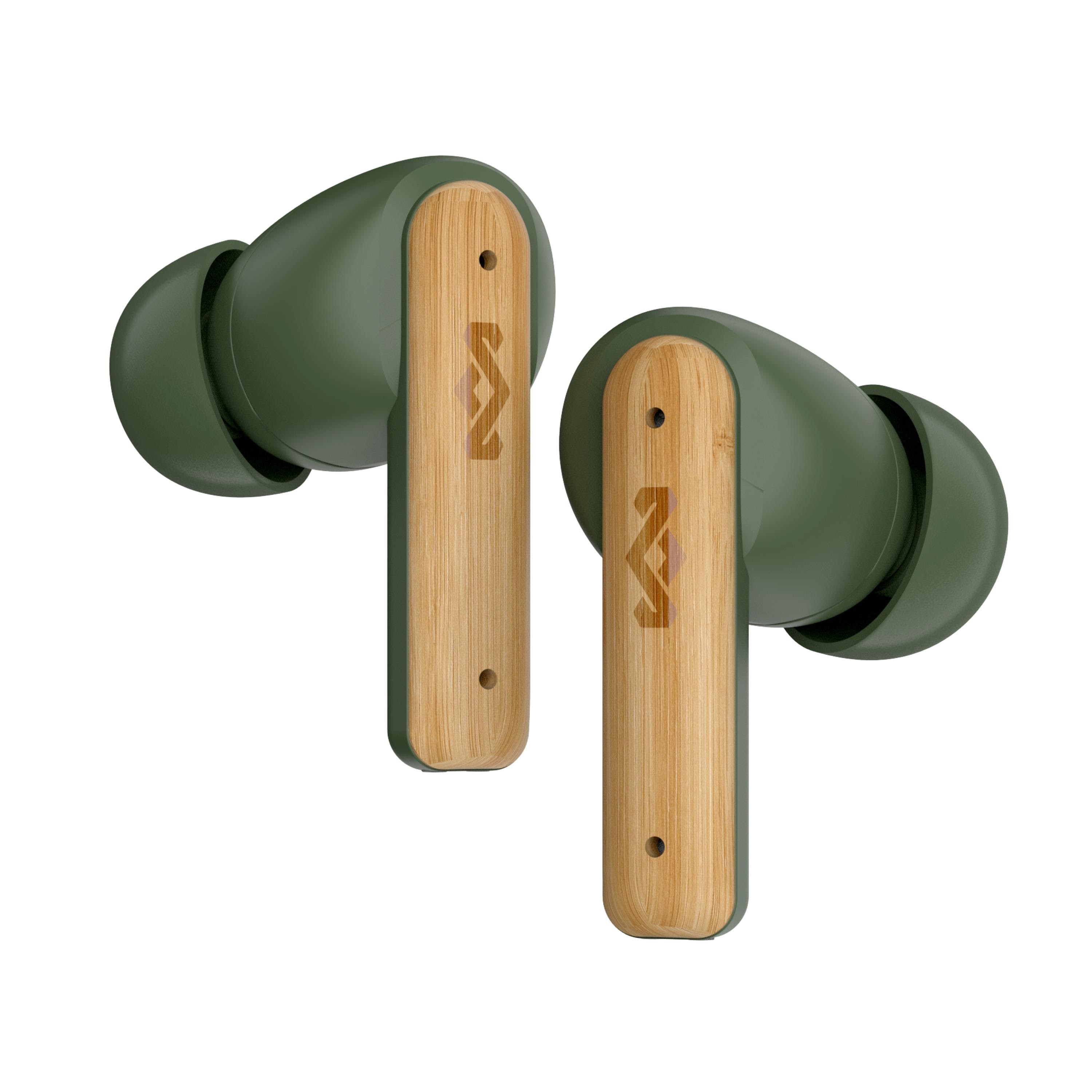 House of Marley Little Bird TWS Earbuds - Green Hovedtelefoner Og Headset Grøn EM-JE123-GR