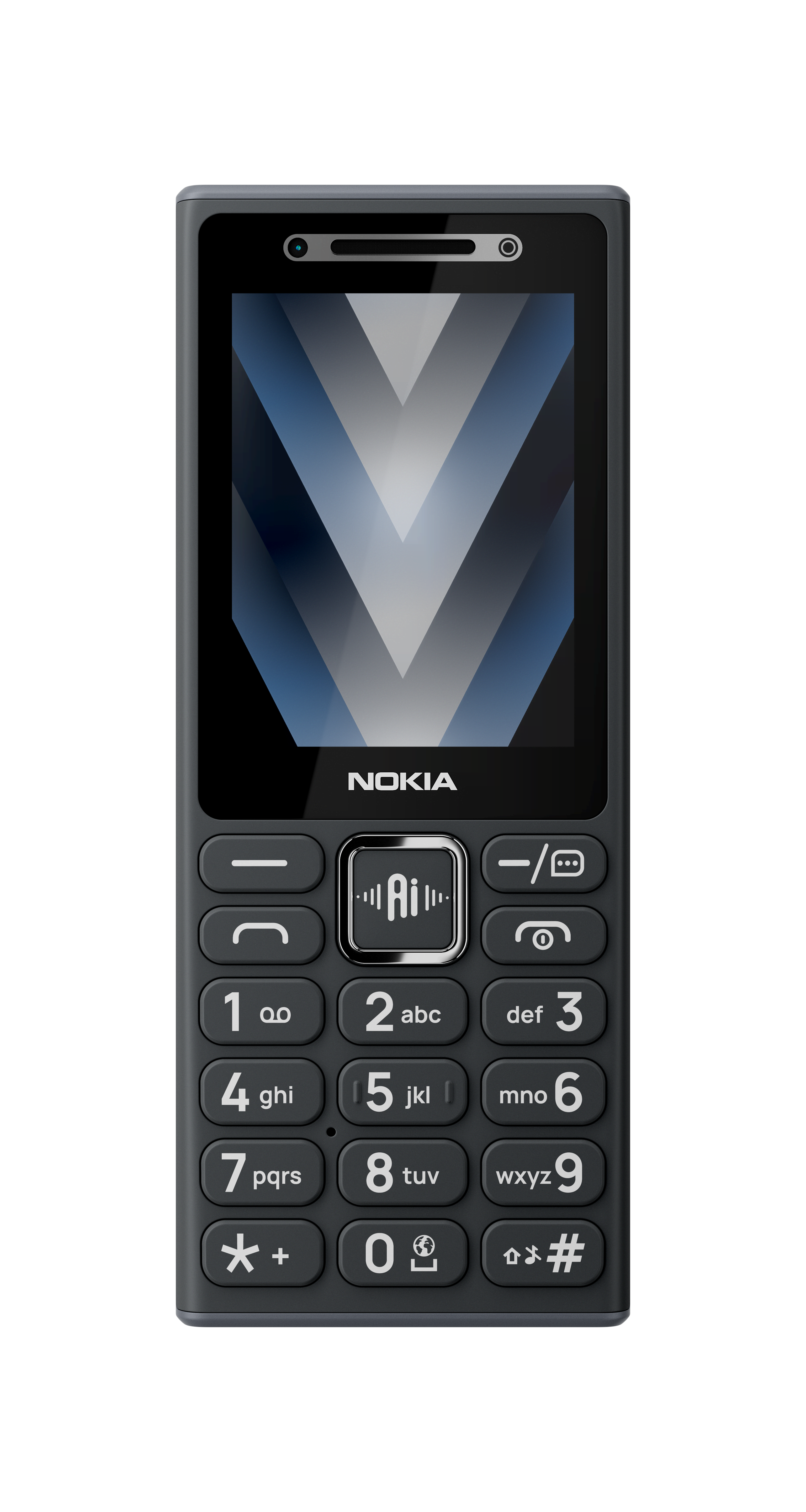 Nokia 200 4G - Black Mobiltelefon Sort 1GF043FPA1L03