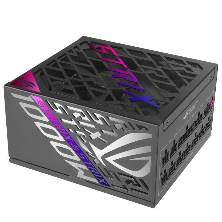 ASUS ROG STRIX PLATINUM 1000W (ROG Equalizer) Strømforsyning - 1000 Watt - ATX 3.1 - 80 Plus Platinum certified Strømforsyning Sort 90YE00W7-B0NA00
