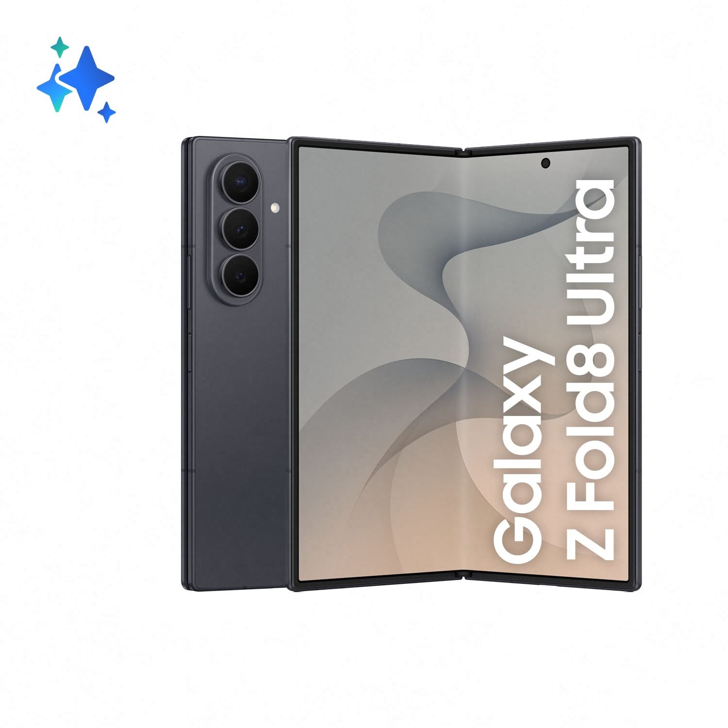 Samsung Galaxy Z Fold8 Ultra 1TB/16GB - Graphite Mobiltelefon Grå SM-F976BZKNEUB