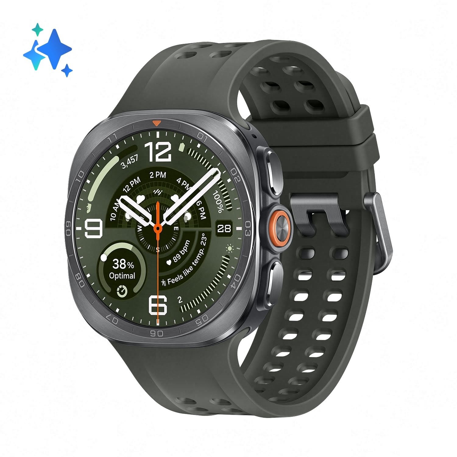 Samsung Galaxy Watch Ultra2 - Titanium Silver Smartwatch Sølv SM-L715FZSAEUB