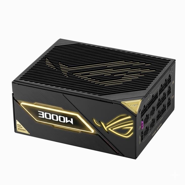 ASUS ROG Thor 3000W Titanium III Edition 20 (ROG Equalizer) Strømforsyning - 3000 Watt - ATX 3.1 - 80 Plus Titanium certified