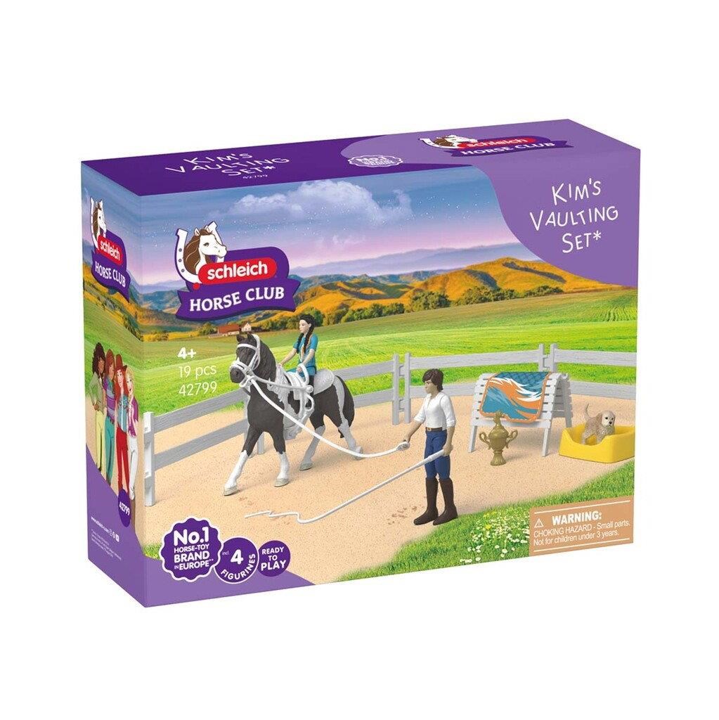 Schleich Kim's Vaulting Set Legetøj 42799