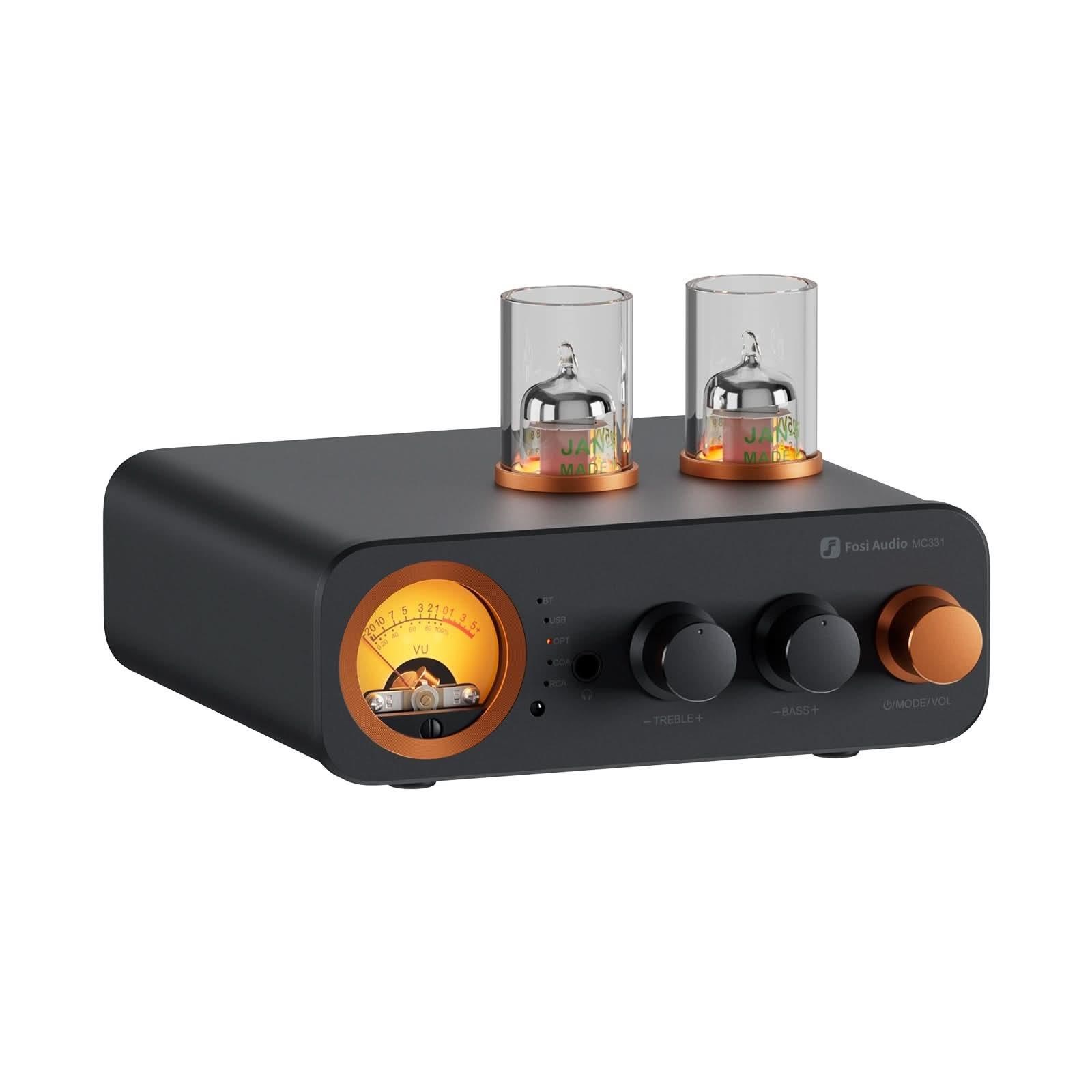 Fosi Audio MC331 Rørintegreret Forstærker Bluetooth DAC Forstaerker