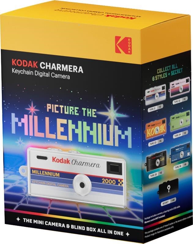 KODAK Charmera Millennium Keychain Digital Camera - Blind Box (1 pc assorted) Kamera RK0603