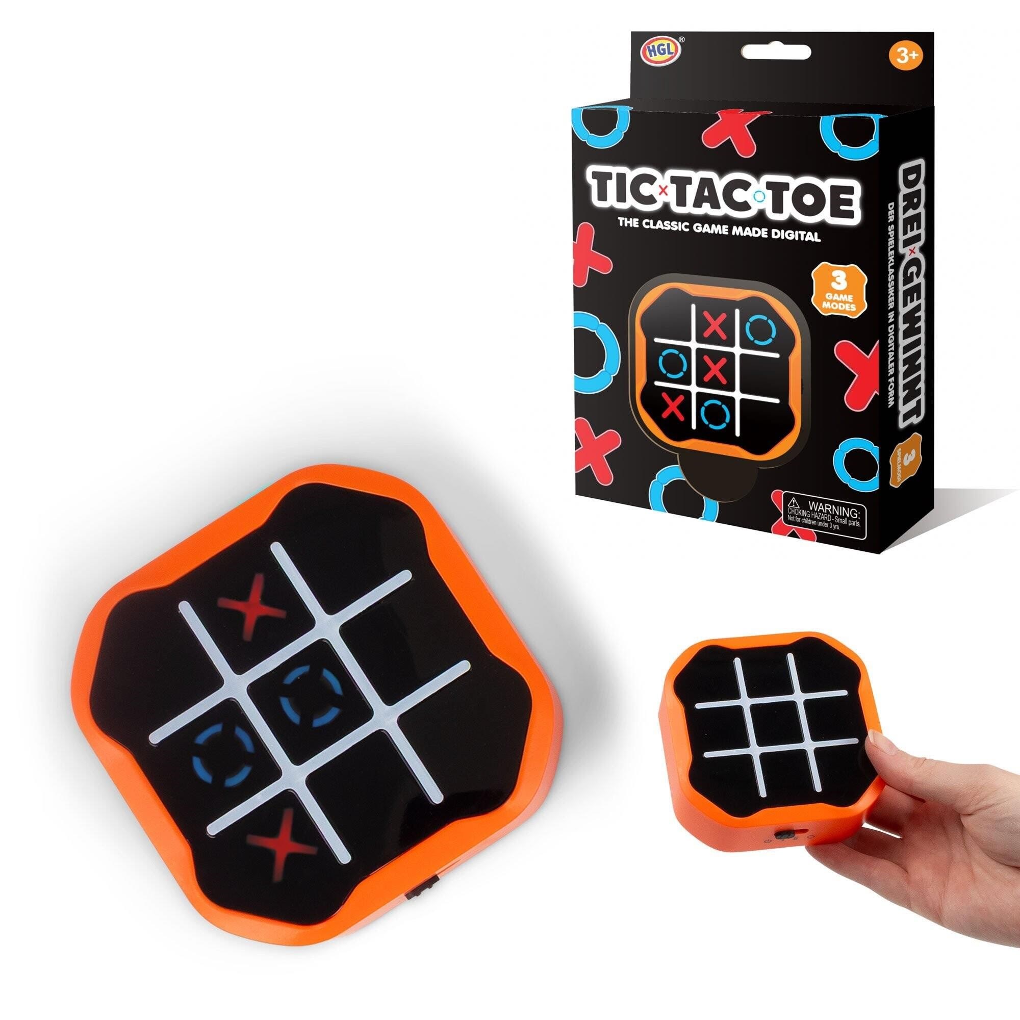 Pocket Money Digital Tic Tac Toe Game - Orange Smaa Gaver Til Boern 22154