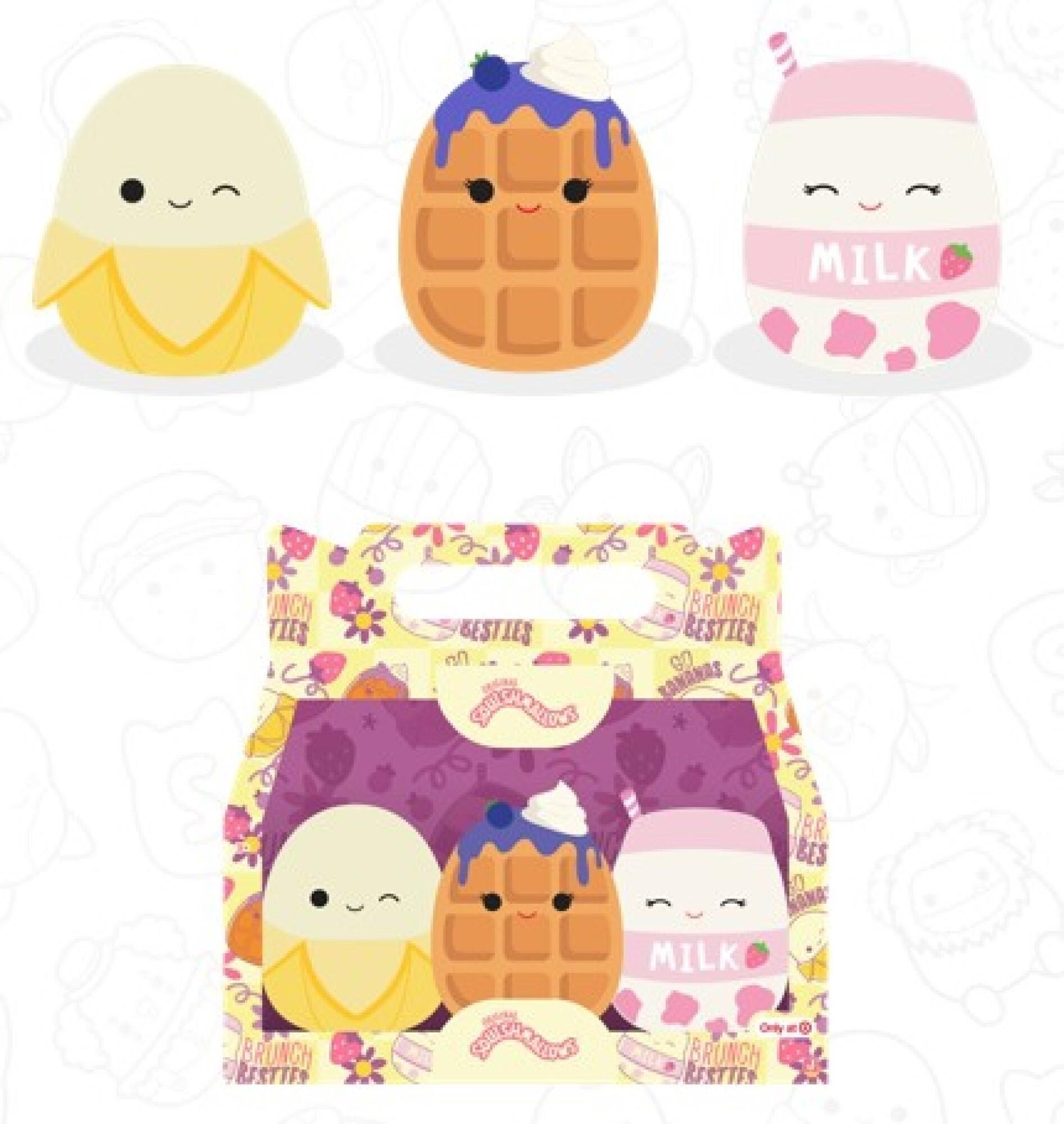 Squishmallows 13 cm Food Combo Box Collection Bamser 281561