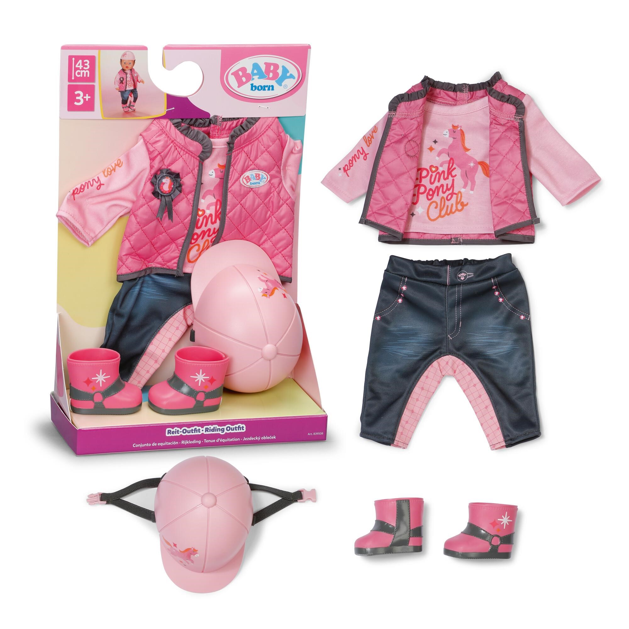 Baby Born Riding Outfit 43cm Dukker Og Dukketilbehoer 839508