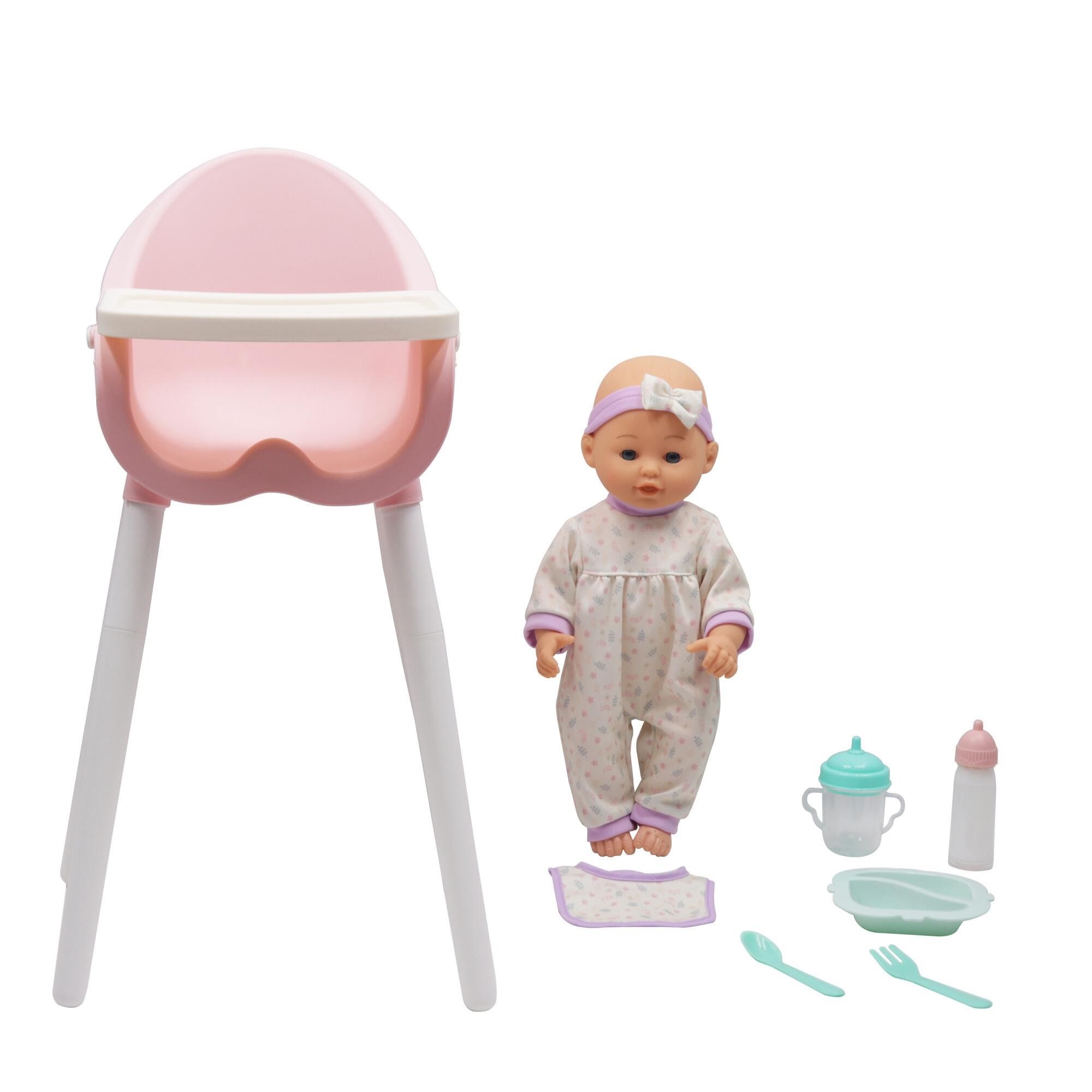 Happy Friend Sofia Doll 35cm in feeding chair Dukker Og Dukketilbehoer 504246