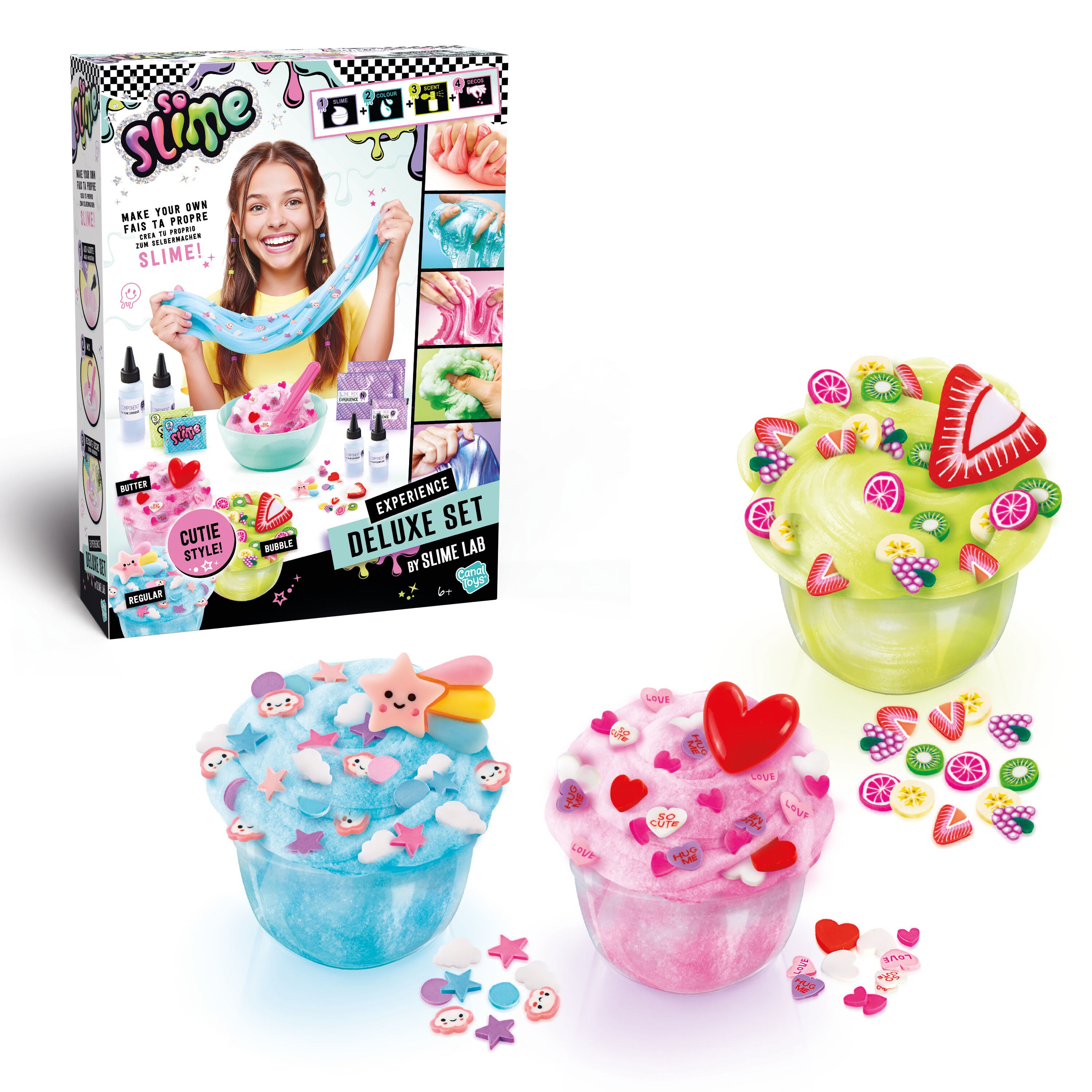 So Slime Slime Lab 3 pack kit Kreativt Legetøj 26466