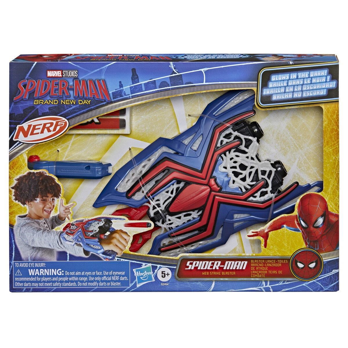 Spider-Man Web Strike Glow Blaster Legetøjsvåben G2454EU4