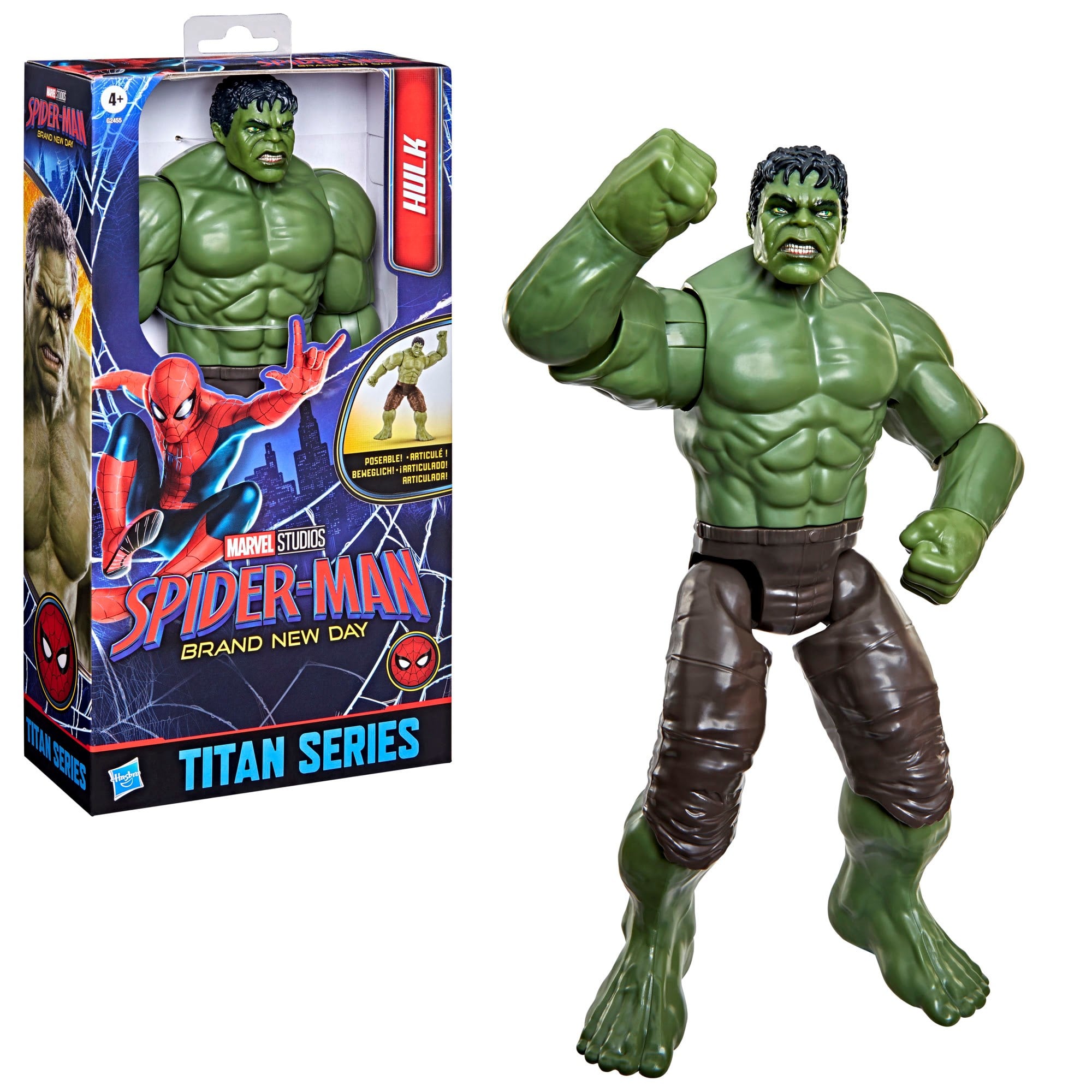 Spider-Man Delux Titan Figure Hulk Figur G24555L0