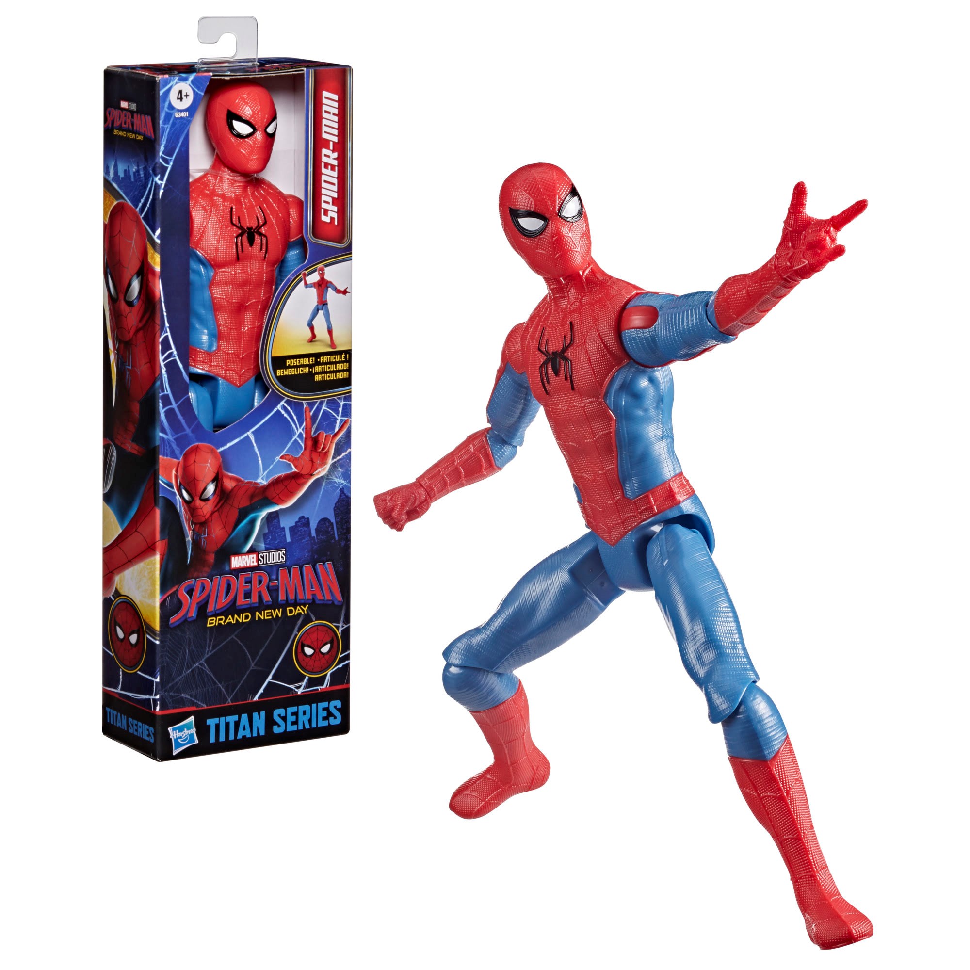 Spider-Man Delux Titan Figure Figur G34015L0