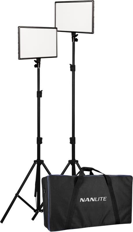 Nanlite LumiPad 25 LED 2 Light kit with stand and bag Kamera Tilbehør LUMIPAD 25 2KIT