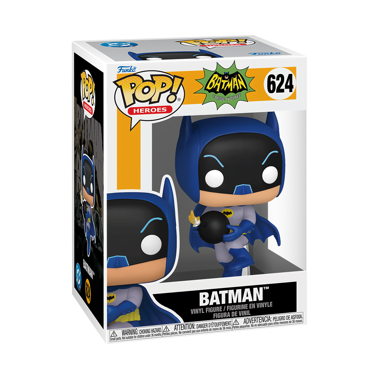 Funko! - Funko POP Vinyl Batman 66 S2 Batman w/Bomb - Figur Merchandise 92469