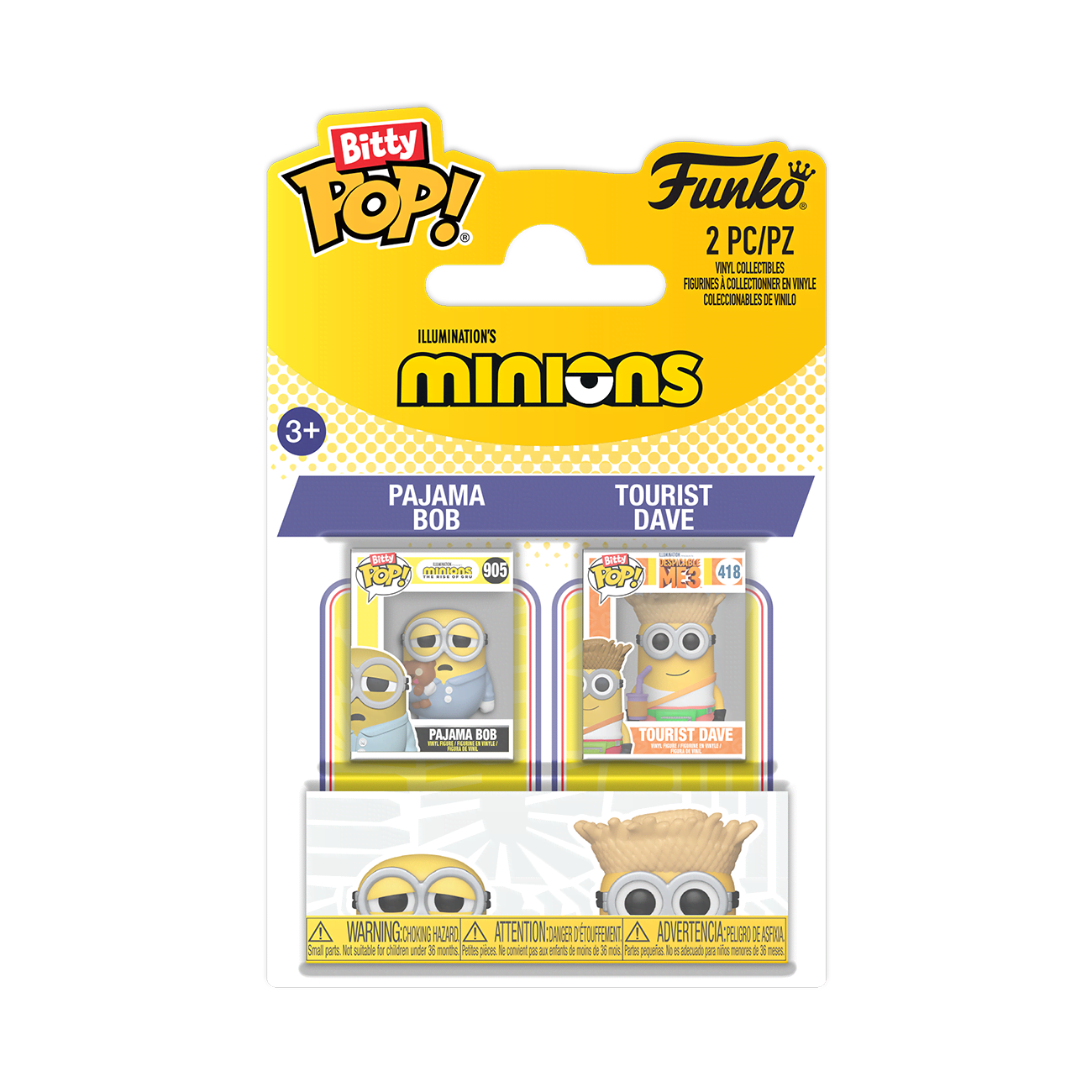 Funko! - Bitty POP 2PK Minions B & D - Figur Merchandise 94223