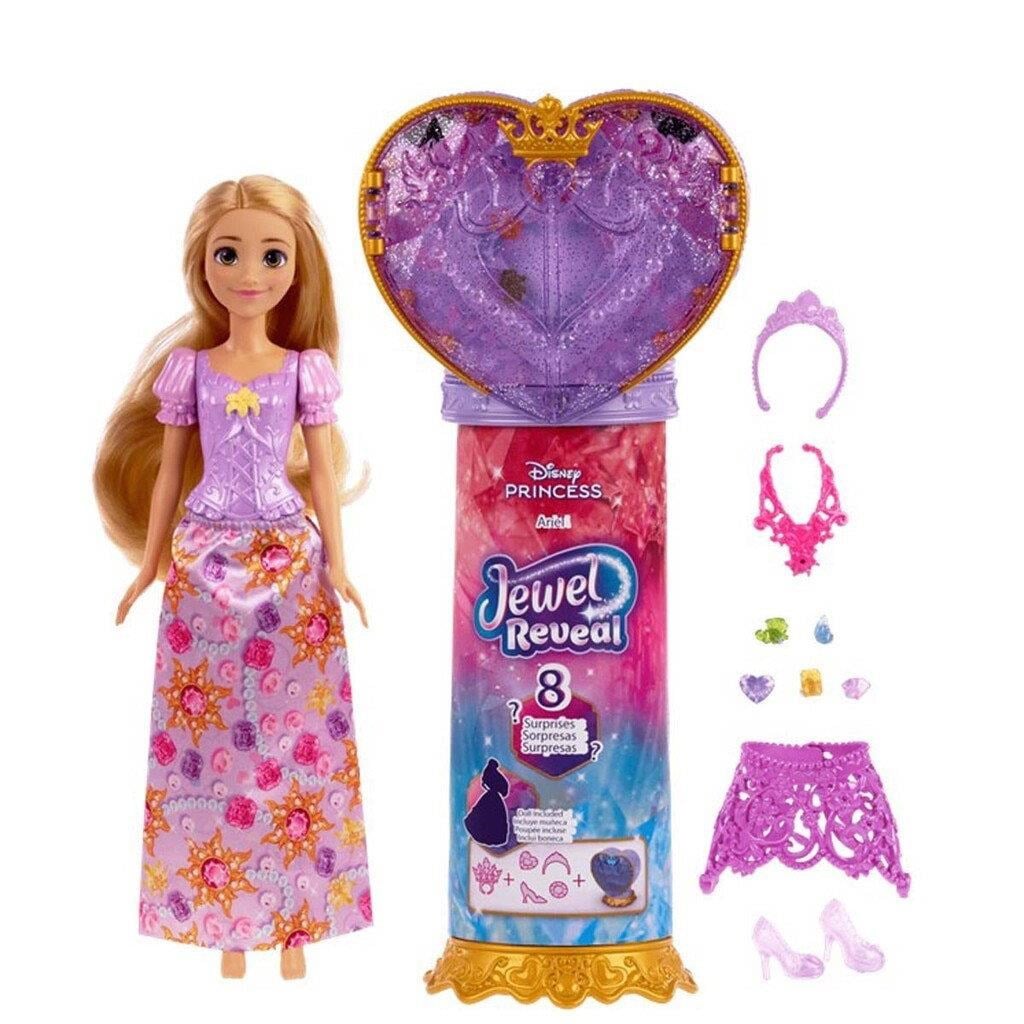 Disney Princess Fashion Doll Reveal Rapunzel Dukker Og Dukketilbehoer JLK28