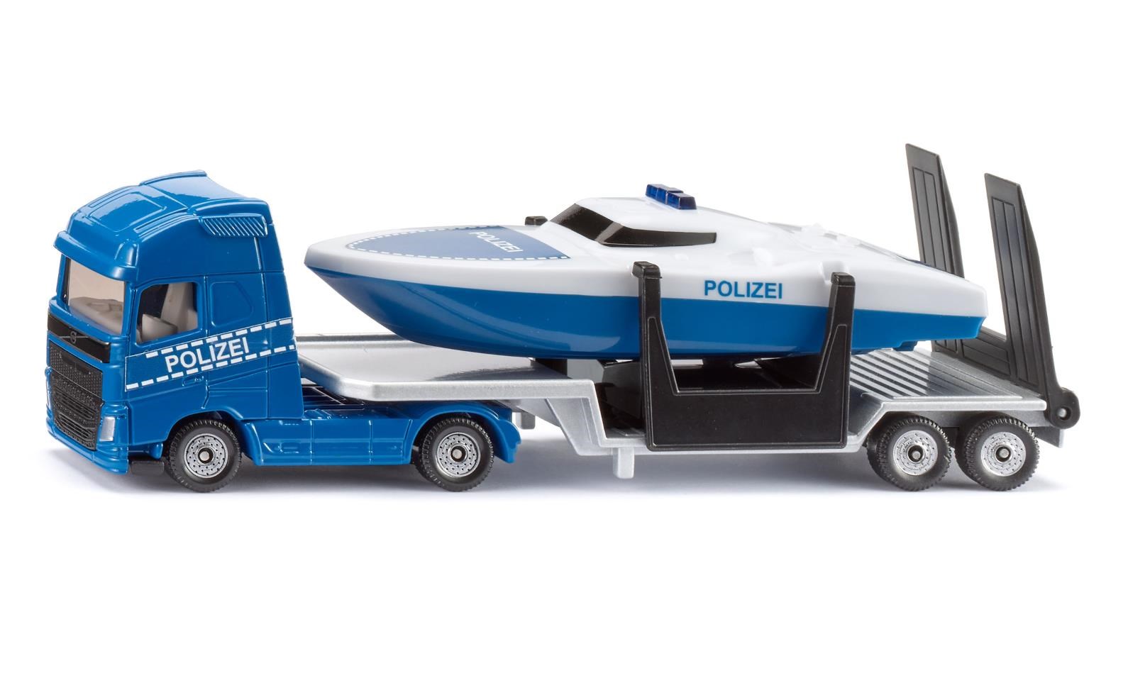 SIKU 1:87 Volvo Truck With Boat Legetøjsbil 1757