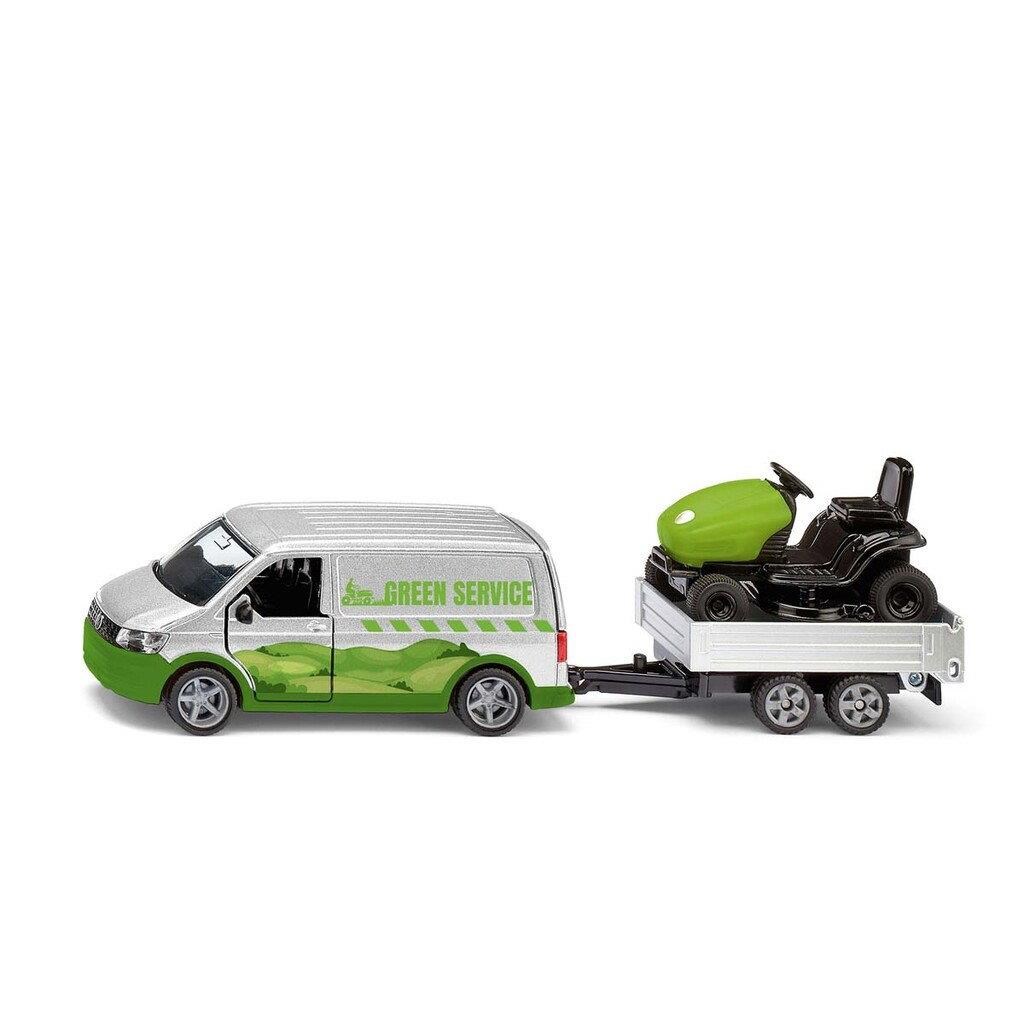 SIKU 1:50 VW T6 With Lawn Tractor Legetøjsbil 2005