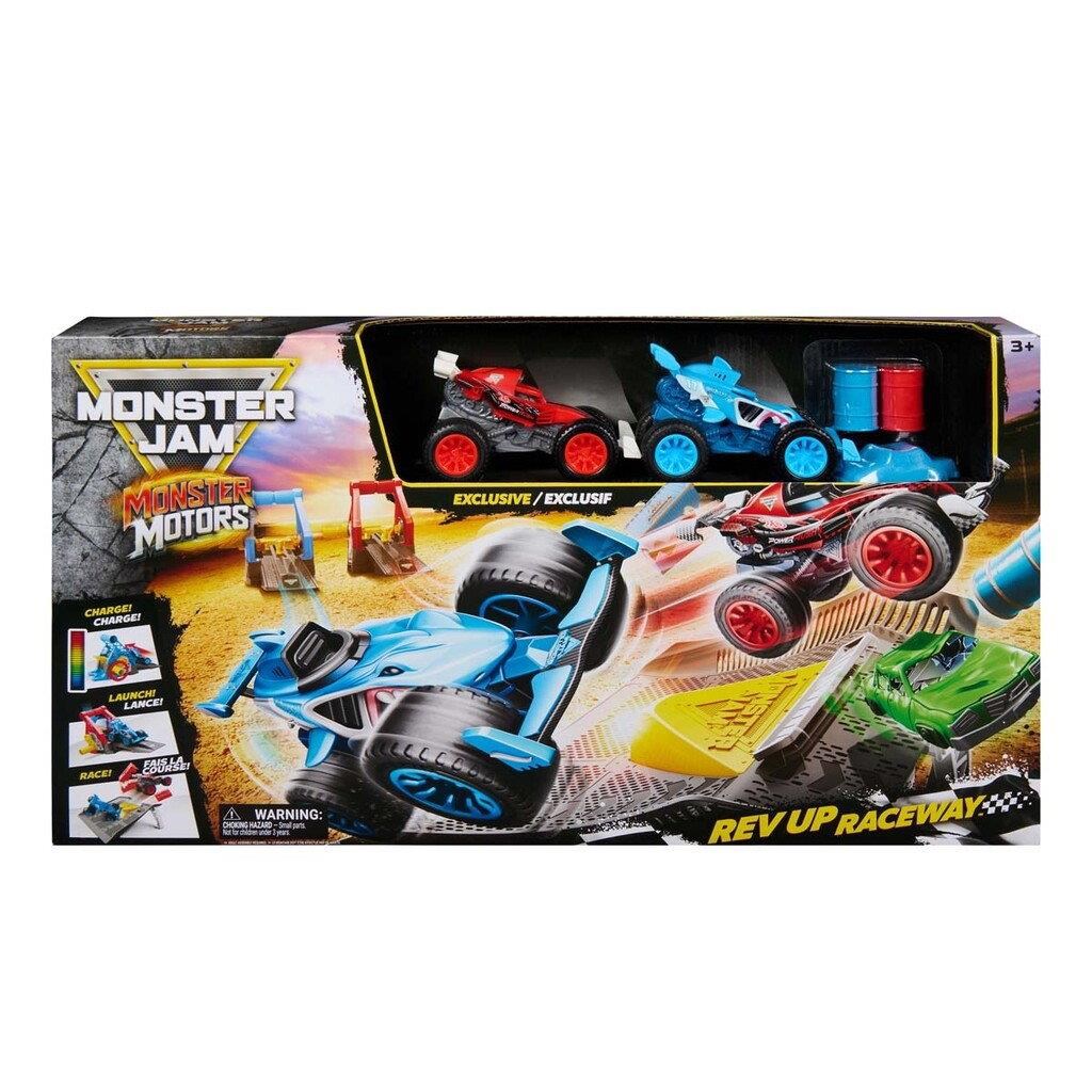 Monster Jam 1:64 Monster Motors Rev Up Playset Legetøjsbil 58827 / 6077667