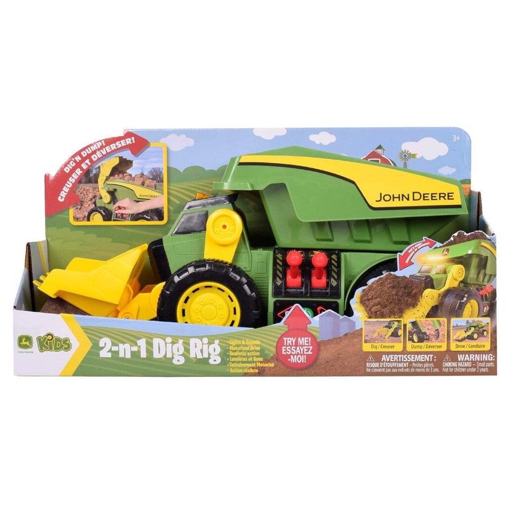 John Deere Maxx Power 2-N-1 Dig Rig Legetøjsbil X470273