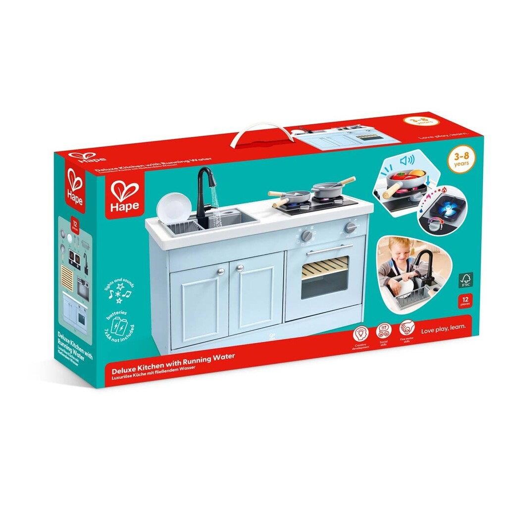 Hape Deluxe Kitchen With Running Water Babylegetøj E3237