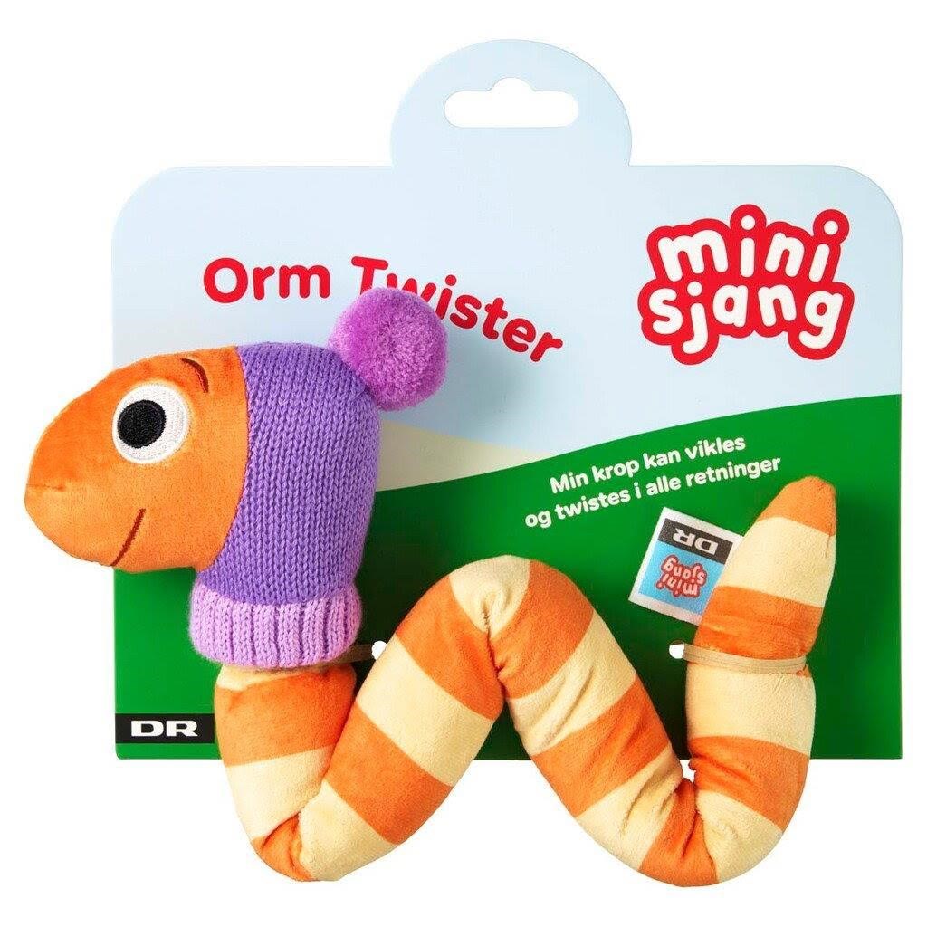 DR Orm Twister Plys 45 Cm Babylegetøj 6-25331