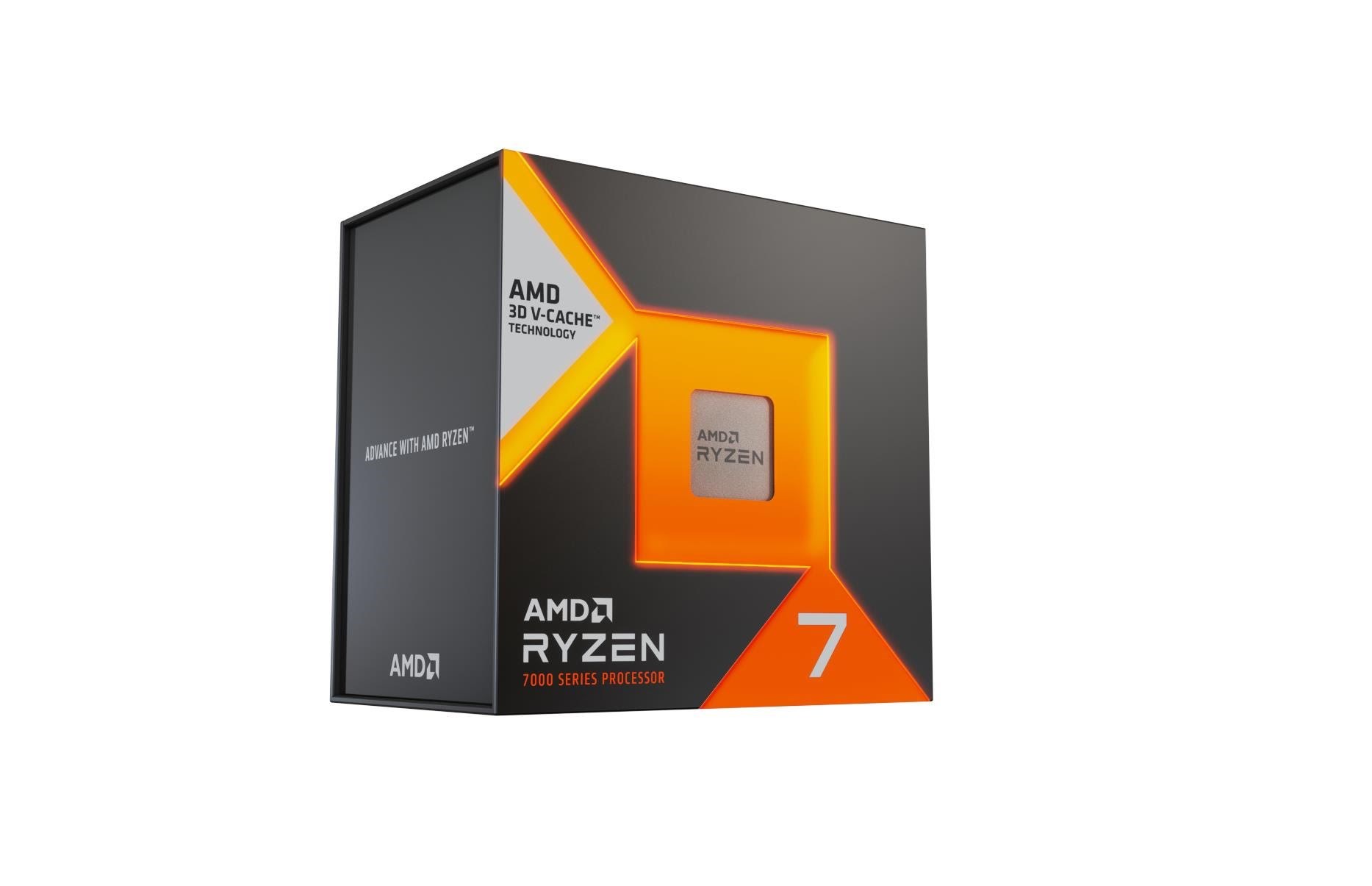 AMD Ryzen 7 7700X3D CPU - 8 kerner - 4 GHz - AMD AM5 - AMD Boxed (uden køler) Cpu 100-100002235WOF