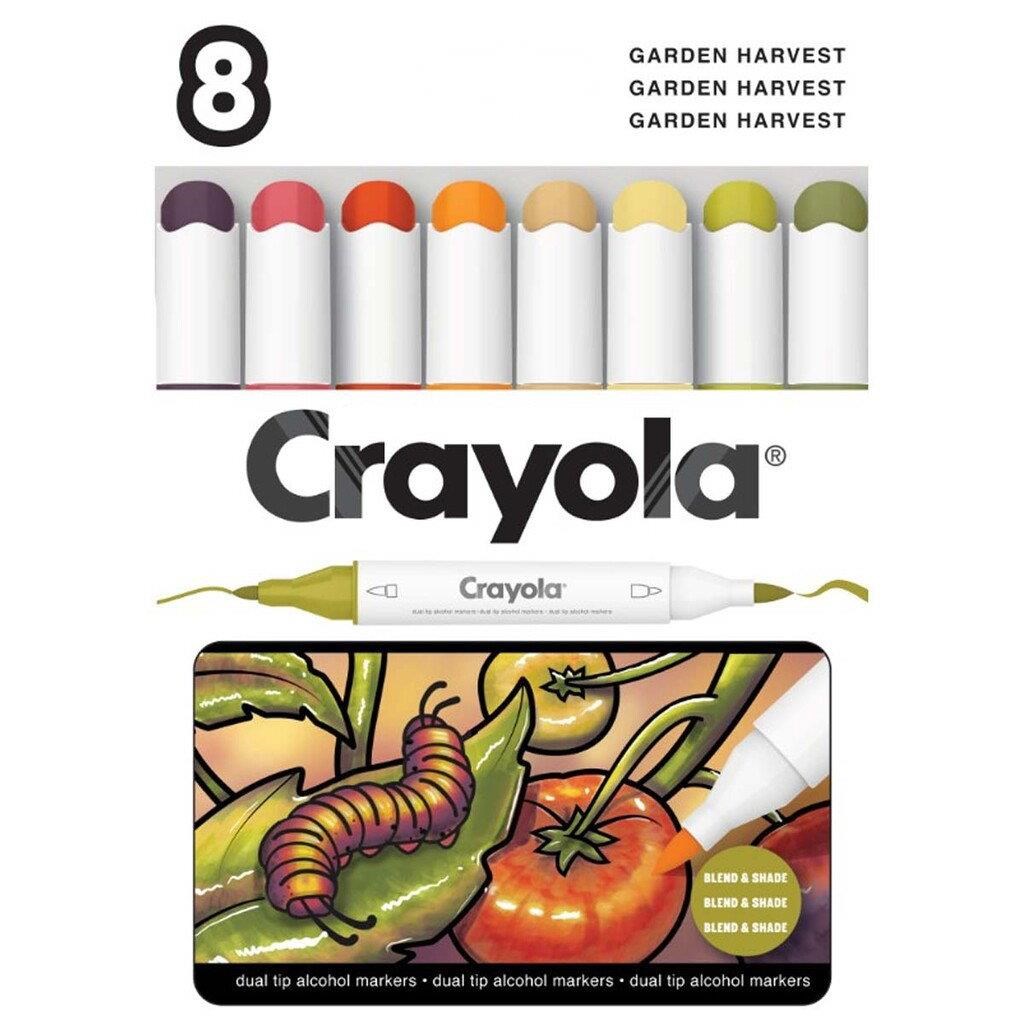 Crayola Art Markers 8 Pcs Garden Harvest Kreativt Legetøj 58-6808