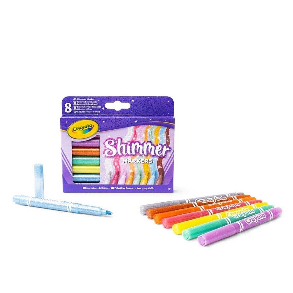Crayola Glitter Markers 8 Pcs Kreativt Legetøj 58-8648