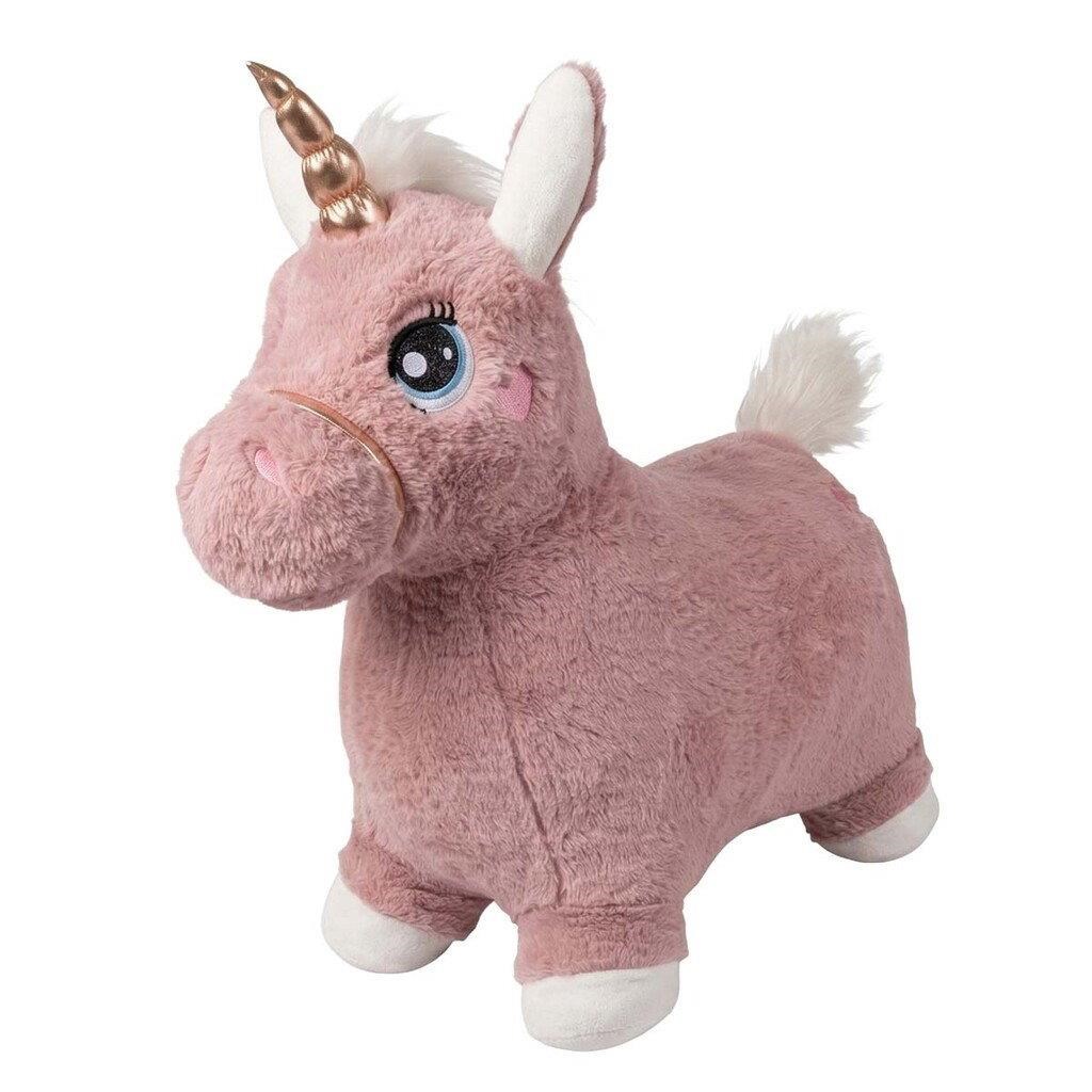 Krea Hop And Bounce Plush Unicorn Rose Col. Kreativt Legetøj 36-2051