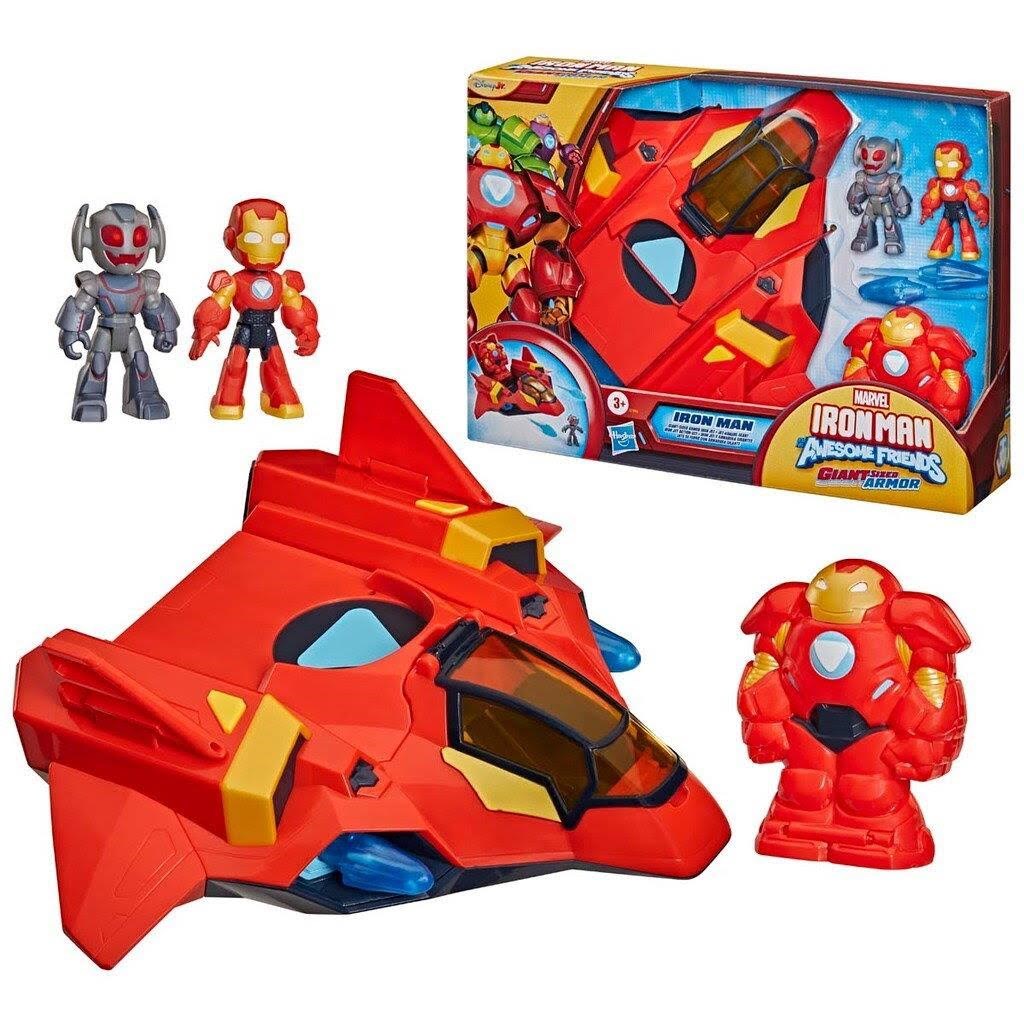 Iron Man & Friends Giant Armor Jet Figur G19945L0