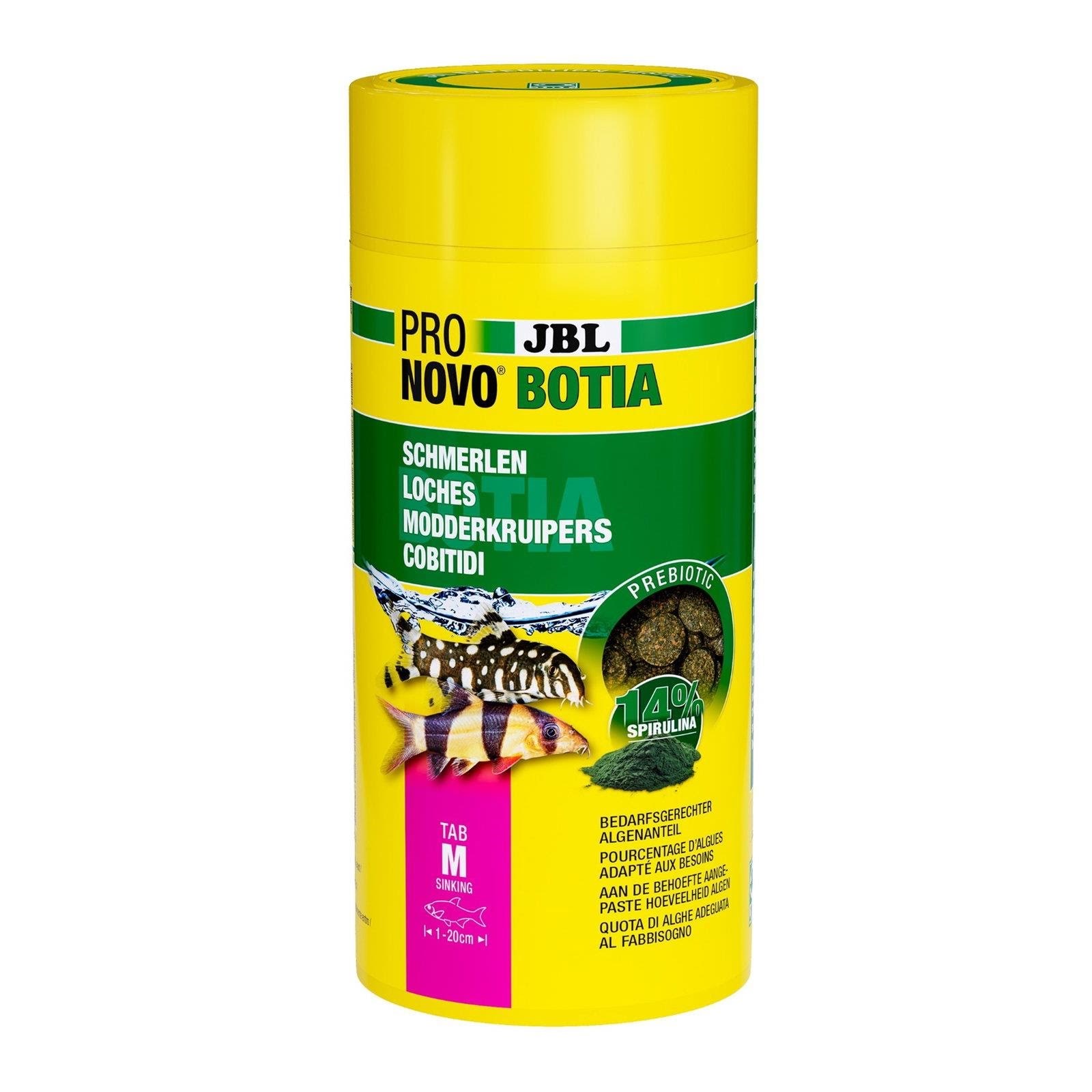 JBL Aqua PRONovo BOTIA TAB M 1000 ml. Fisk J31155