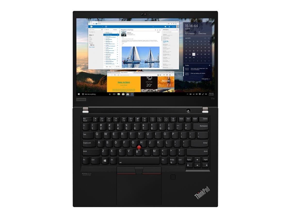 Lenovo Refurbished ThinkPad T14 Gen 2 - 14" - Intel Core i5 - 1135G7 - 16 GB RAM - 512 GB SSD - Nordic (Refurbished) Bærbar Sort 20W1R01AR0