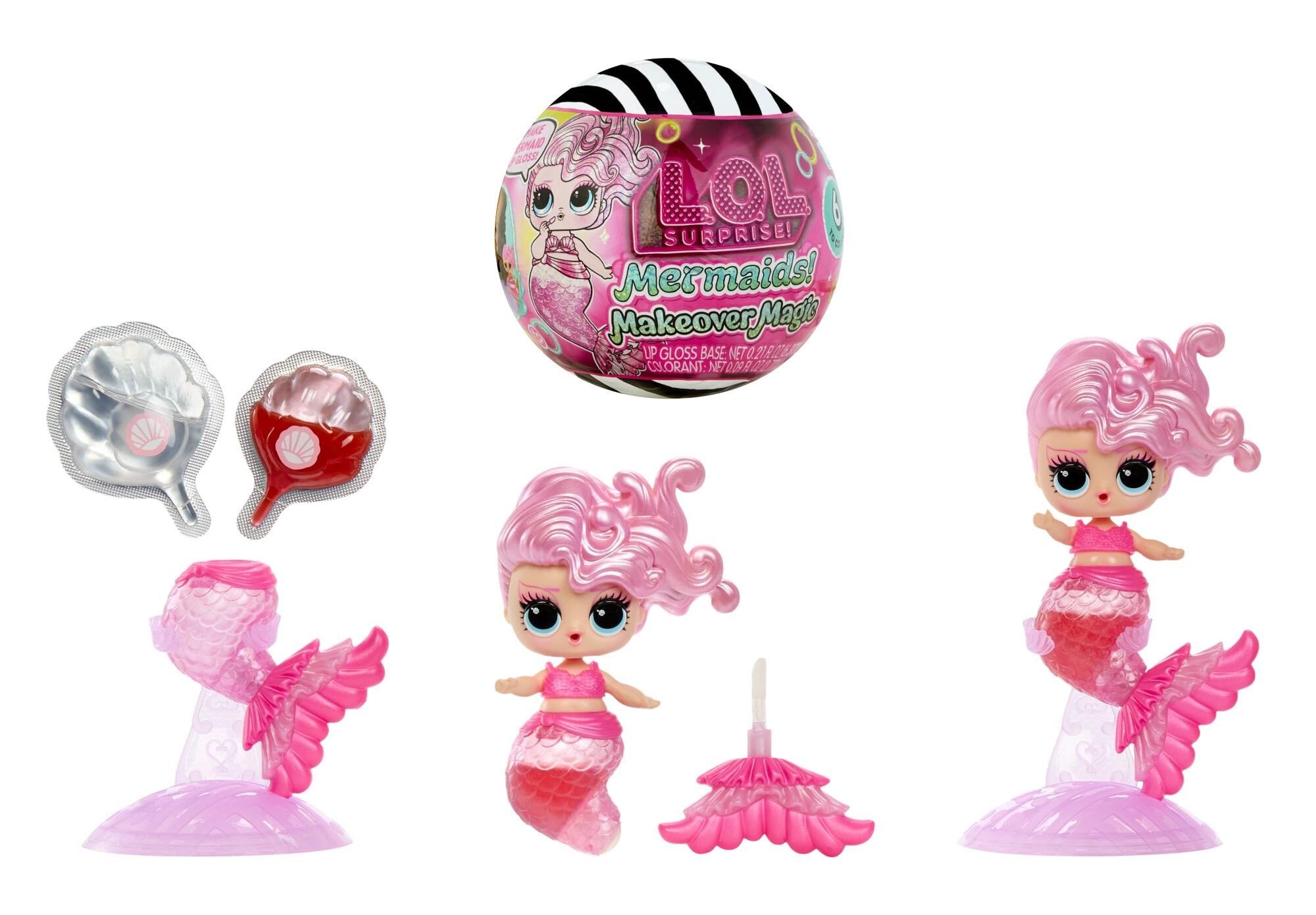 L.O.L. Mermaids! Makeover Magic Tots Asst PDQ Figur 596301