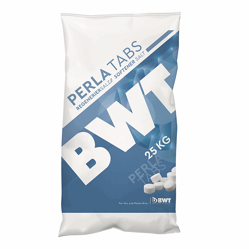 BWT Perla tabs salt, 25 kg. - Fødevaregodkendt Vandbehandling 321366001