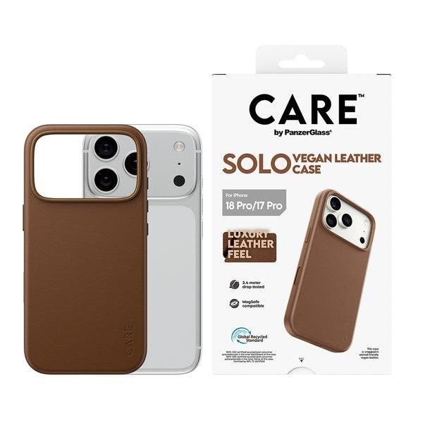 CARE by PanzerGlass Solo Case Brown w. MagSafe Apple iPhone 18 Pro | 17 Pro