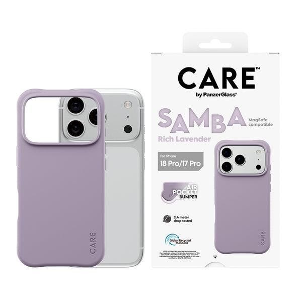 CARE by PanzerGlass Samba Case Rich Lavender w. MagSafe Apple iPhone 18 Pro | 17 Pro