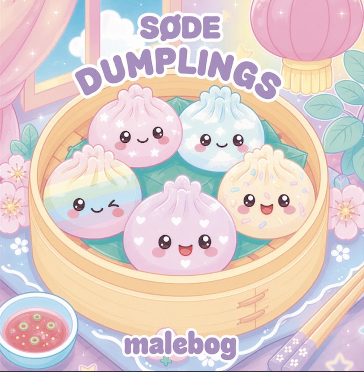 Søde dumplings malebog - Hobby - Hæftet Hobby 9788776431402