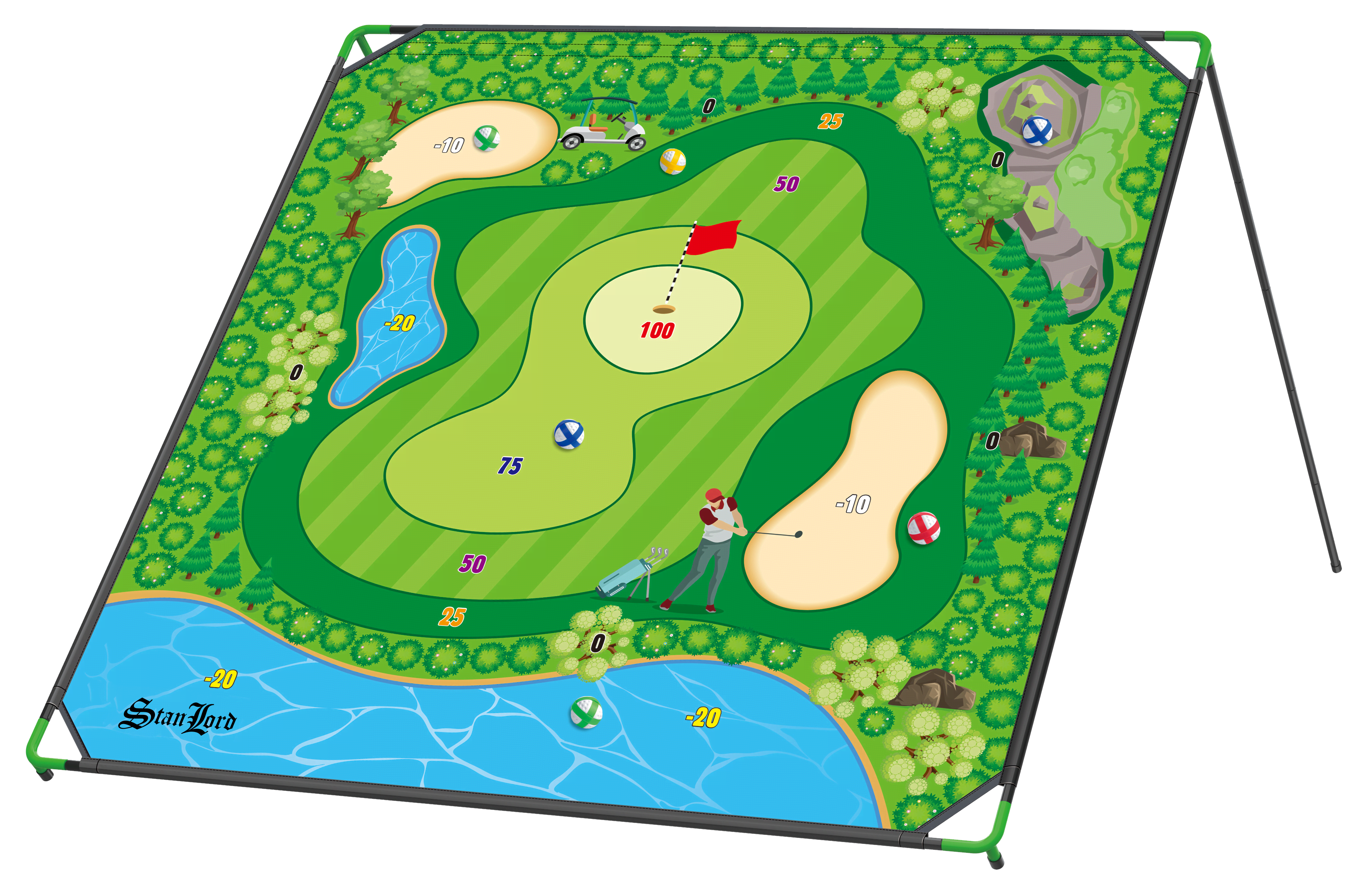 Stanlord Golf set Udendørsleg 6951537