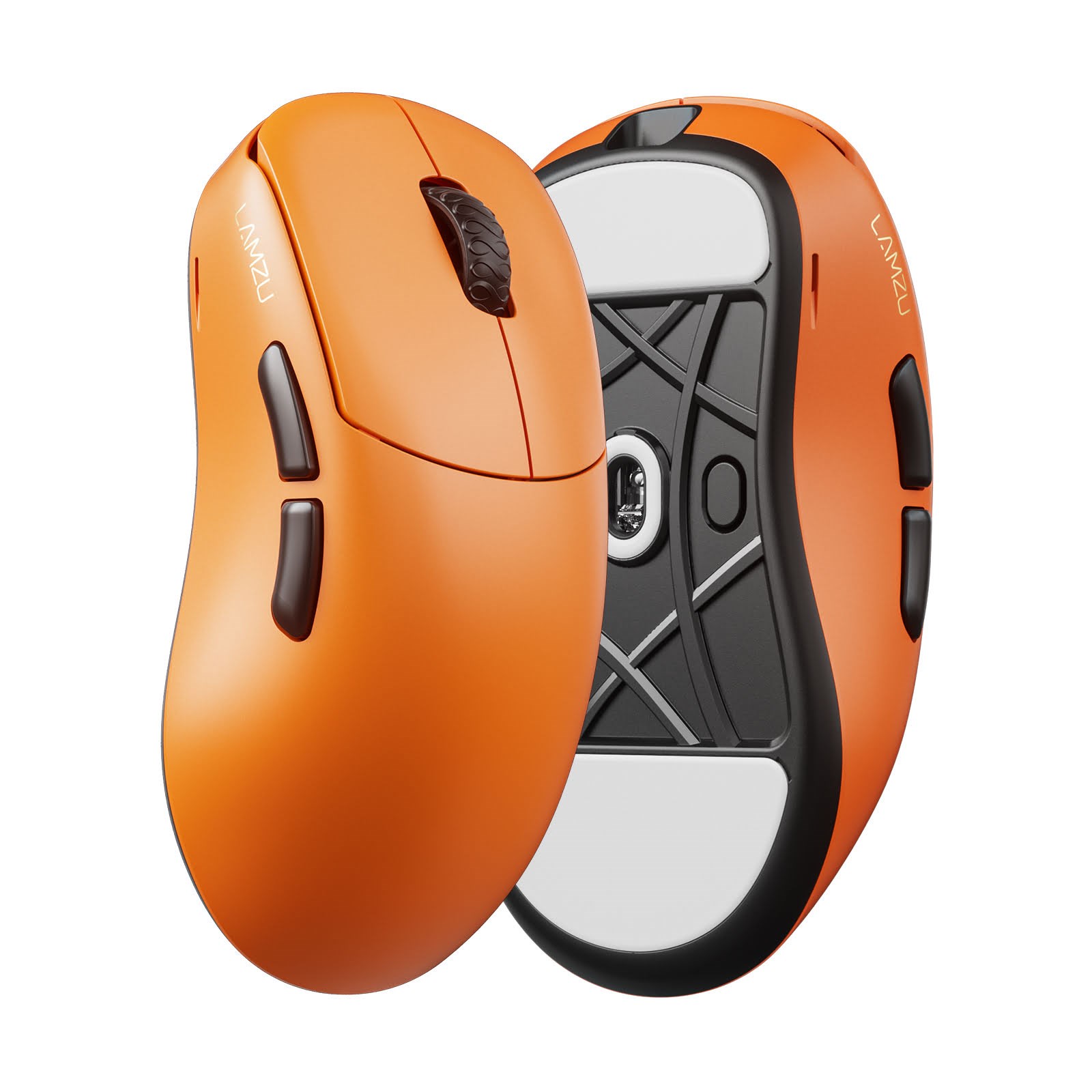 Lamzu Thorn V2 (Orange/Black) - Gaming Mus - Optisk - 5 knapper - Orange