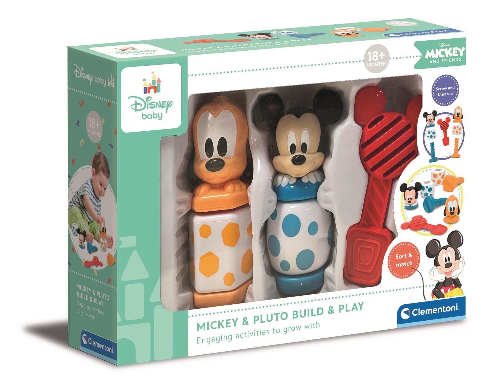 Clementoni Mickey & Pluto - Build & Play Figur 17814